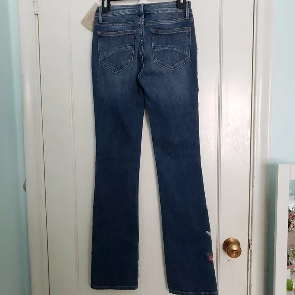 NWT Sundance DRIFWOOD Kelly Winter Bird BootCut Jeans. - Picture 13 of 17